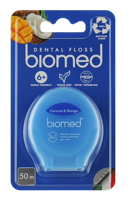 Filo Interdentale BIOMED menta e yuzu 50M