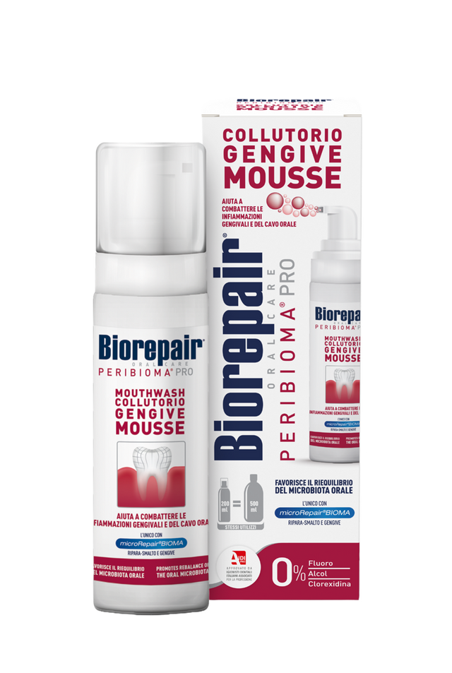 Collutorio mousse Biorepair PERIBIOMA