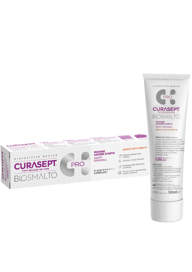 Mousse Curasept Biosmalto per denti sensibili 50ml