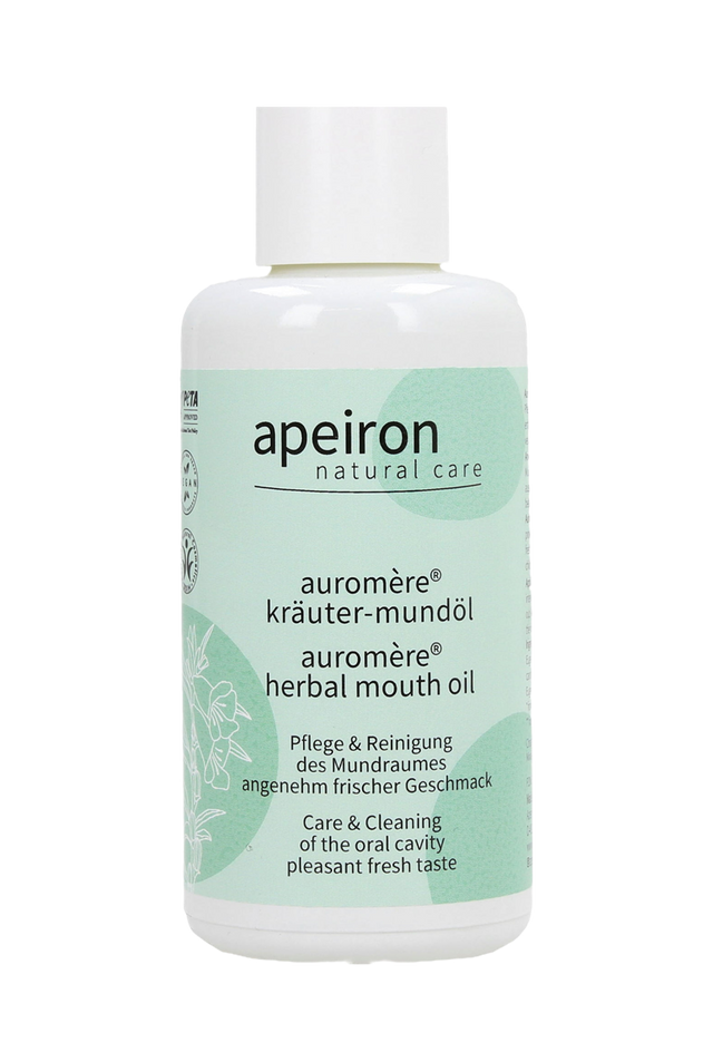 Olio per il cavo orale Apeiron alle erbe