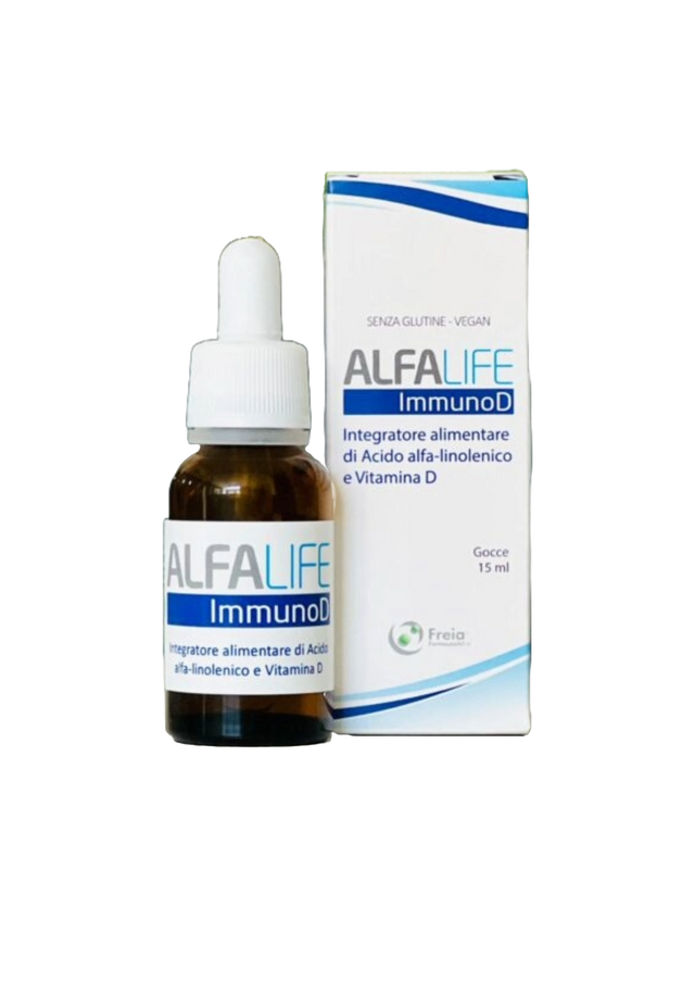 Alfalife ImmunoD - Integratore alimentare di Acido alfa-linolenico e Vitamina D 15ml