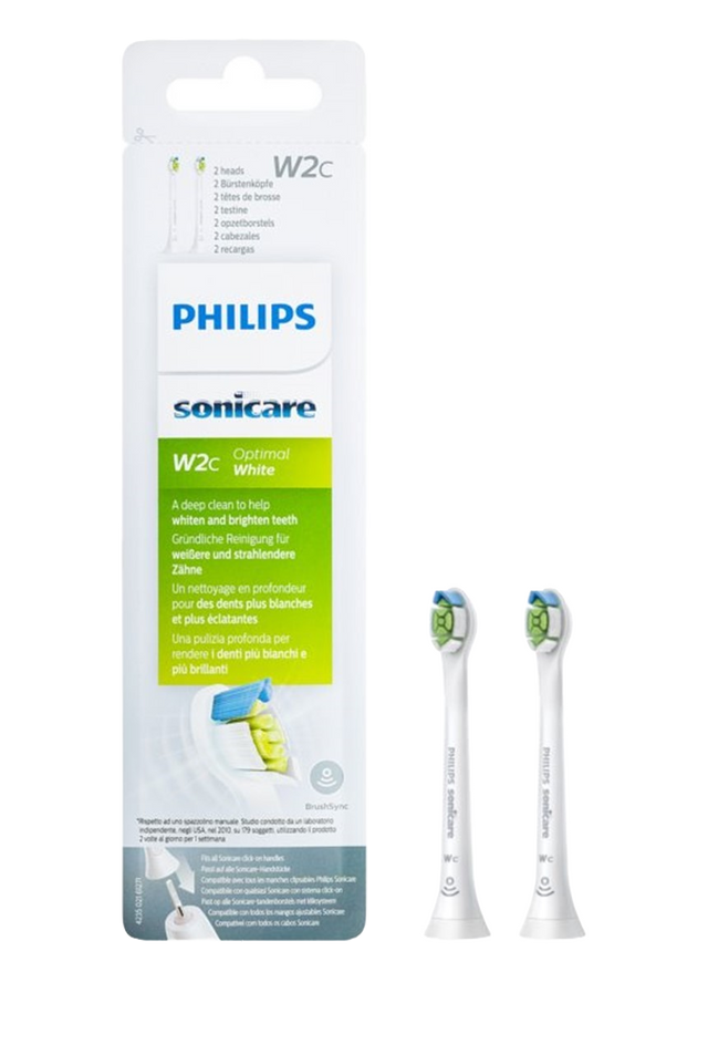 Testine standard per spazzolino sonico Philips Sonicare W Optimal White -  La Dentifriceria